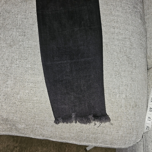 Gray Denim Jeans with Button Fly - Picture 6 of 8